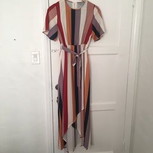 Wren and Ivory | striped maxi dress